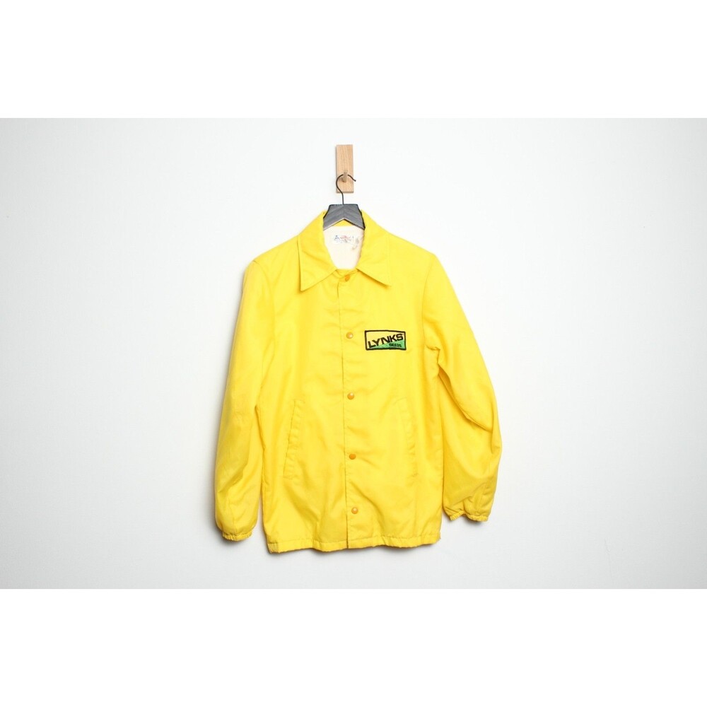 Vintage 1980s USA-Made Lynks Seeds Farmer Light-Weight Button Snap Jacket - XS